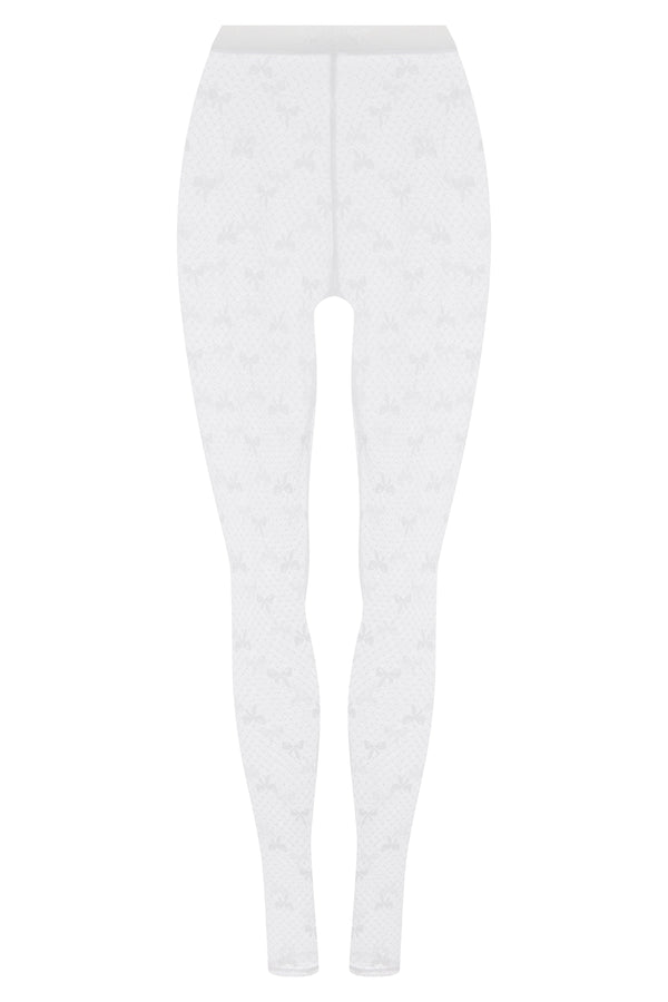 kalmanovich Lace leggings with bows