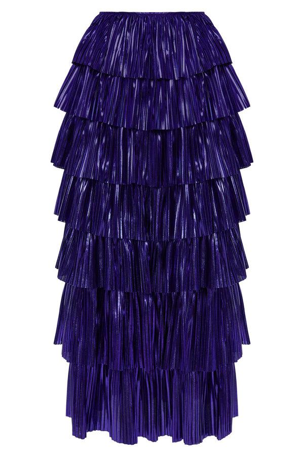 kalmanovich Maxi skirt with ruffles