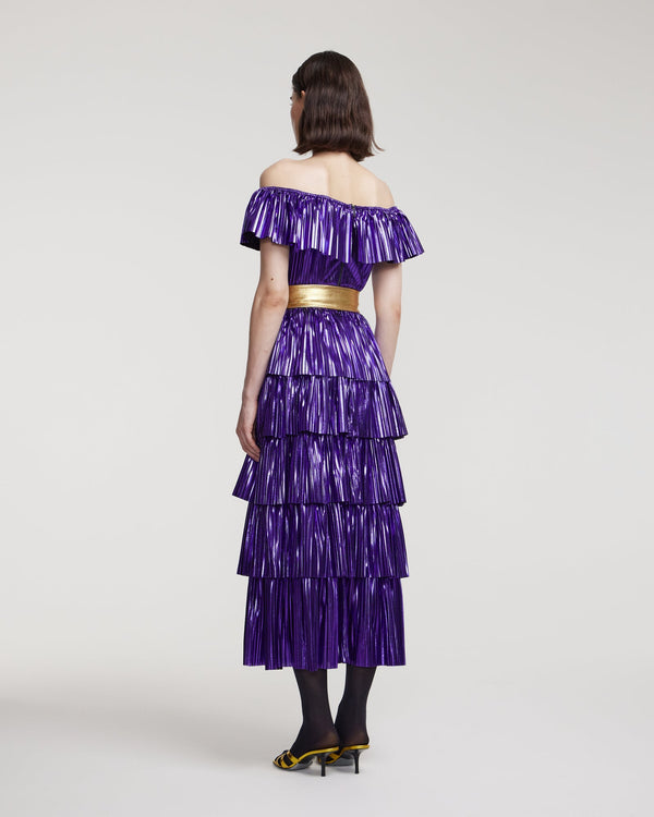 Kalmanovich Off-shoulder Midi Dress