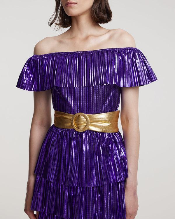 Kalmanovich Off-shoulder Midi Dress