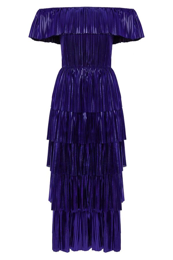 kalmanovich Off-shoulder midi dress