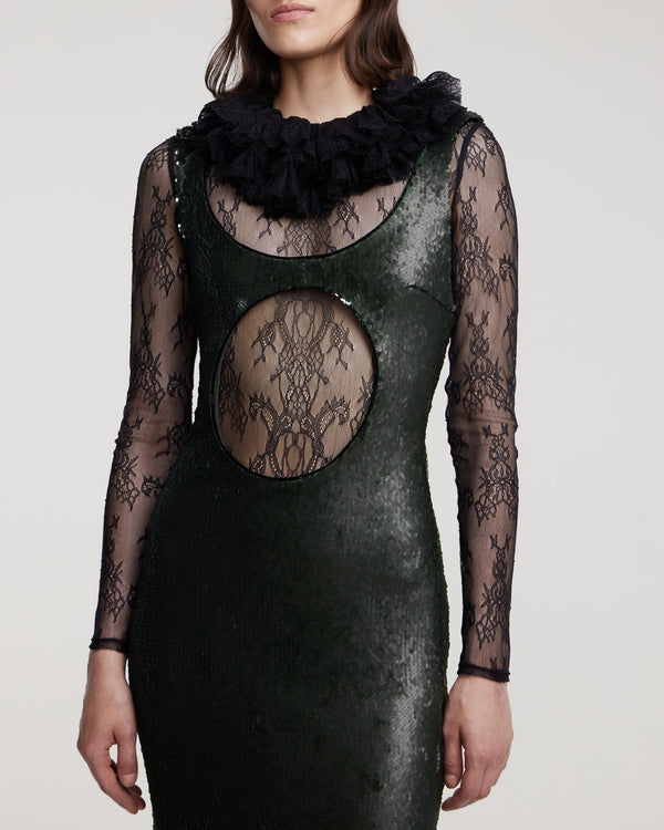 Kalmanovich Sequin Maxi Dress With Slit
