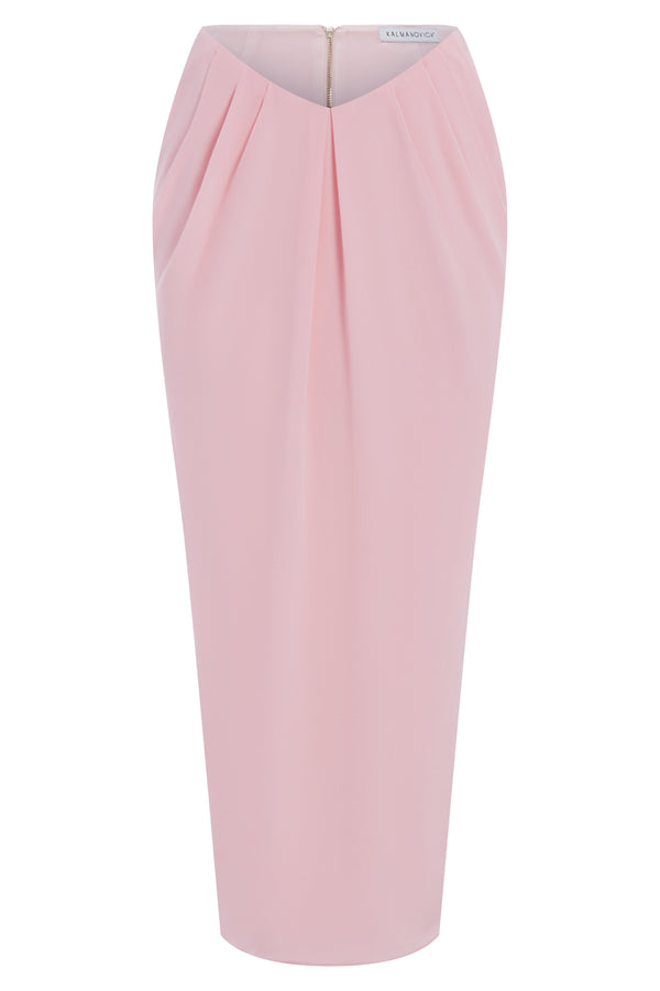 kalmanovich Silk crepe skirt