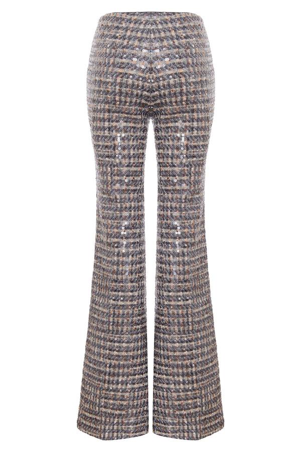 Kalmanovich Tweed Flared Trousers