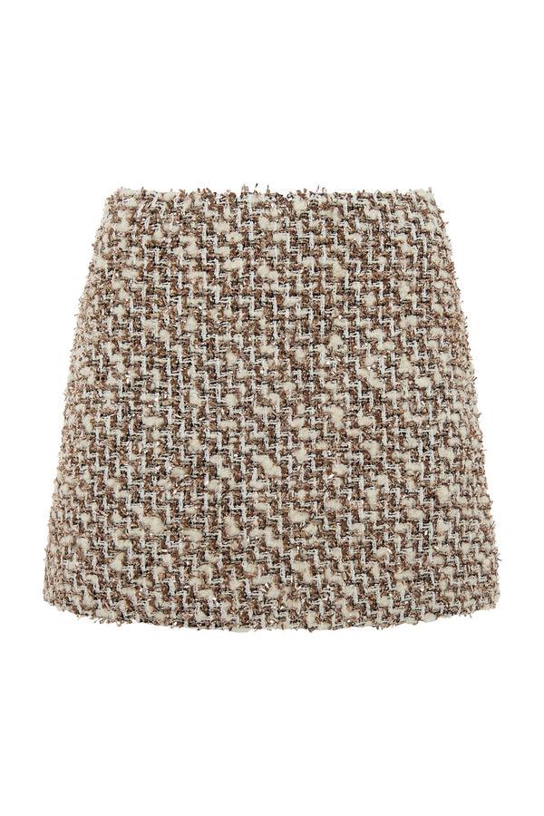 kalmanovich Tweed mini skirt