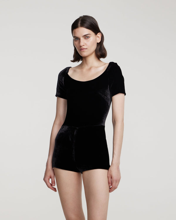 Kalmanovich Velvet Bodysuit