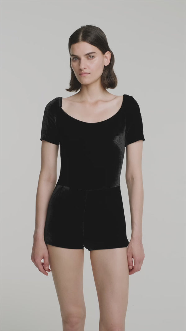 Kalmanovich Velvet Bodysuit
