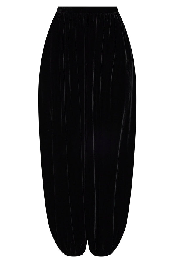 kalmanovich Velvet harem pants