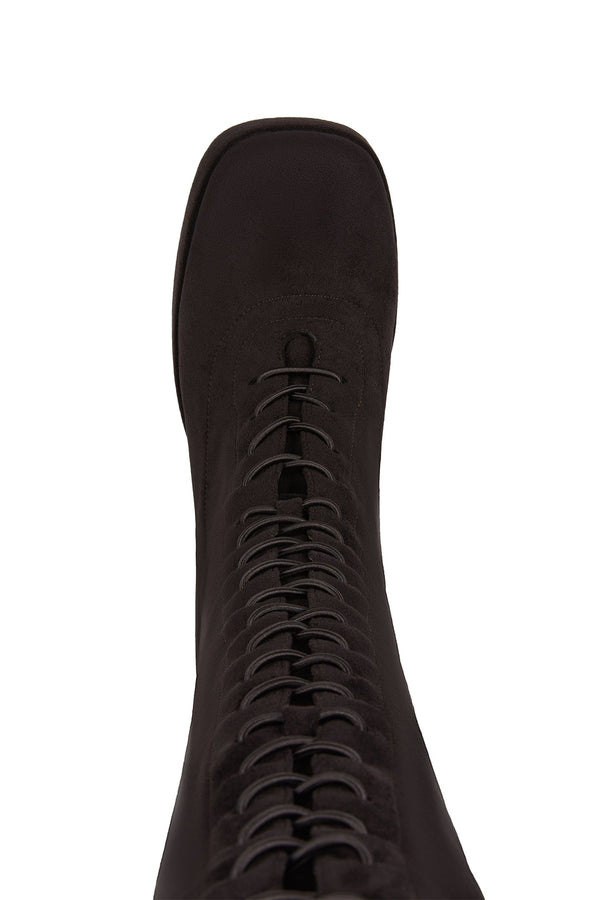 Kalmanovich Women’s Stretch Lace-up Boots EKONIKA × KALMANOVICH