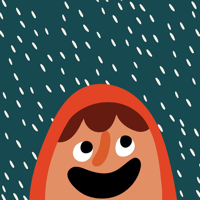 Kamik DRIZZLE X CÉCILE GARIÉPY Rain_Boots BRIGHT ORANGE