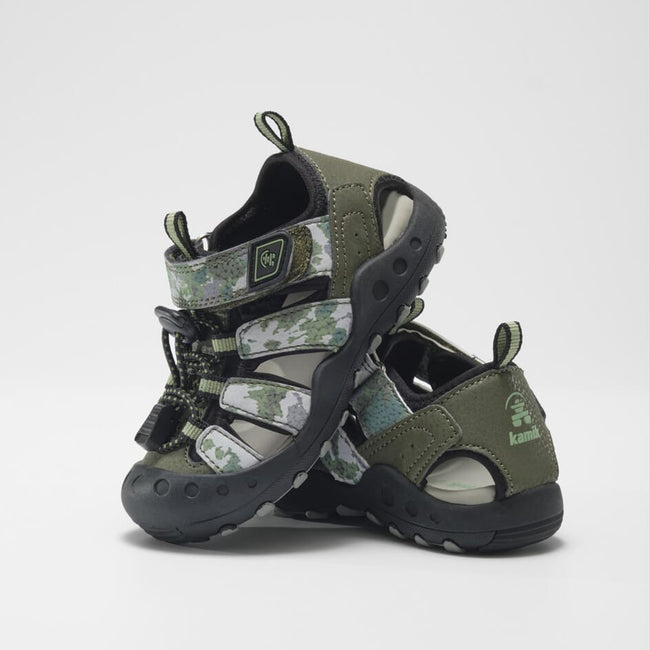 Kamik CRAB PRINT Sandals OLIVE