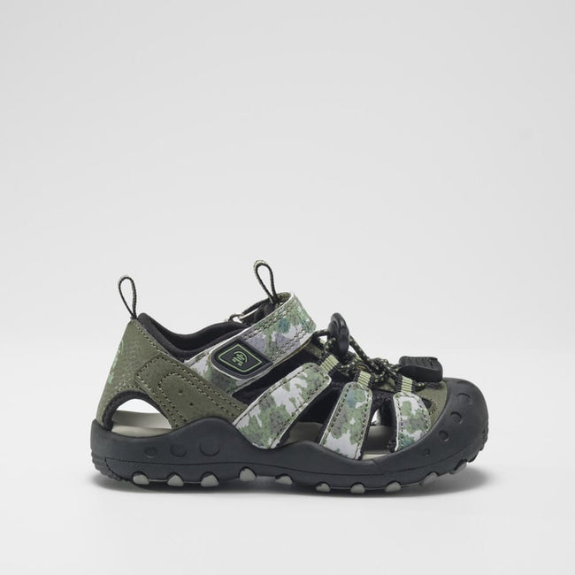 Kamik CRAB PRINT - Toddler Sandals OLIVE
