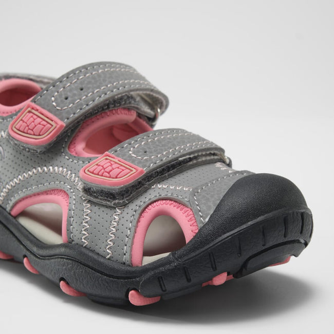 Kamik SEATURTLE 2 - Toddler Sandals LIGHT GREY/PINK