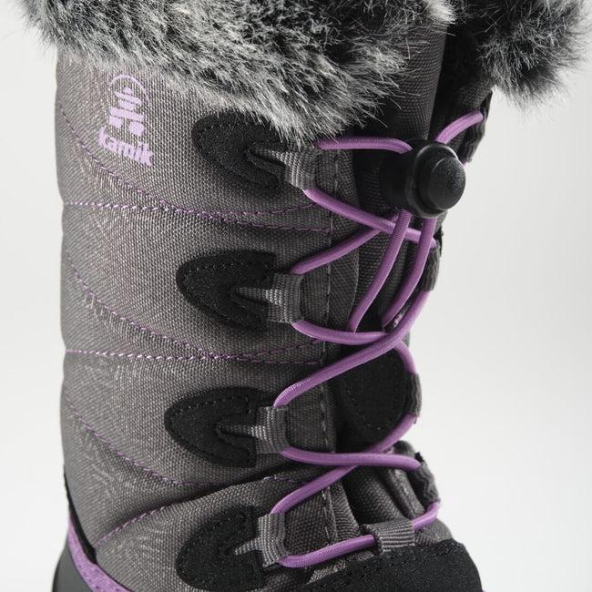 Kamik SNOWANGEL Winter_Boots CHARCOAL/ORCHID