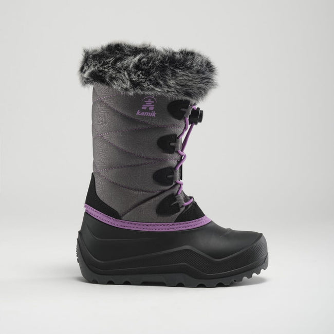 Kamik SNOWANGEL Winter_Boots CHARCOAL/ORCHID