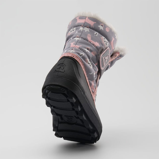 Kamik SNOWBUG 7 F P - Toddler Winter_Boots GREY