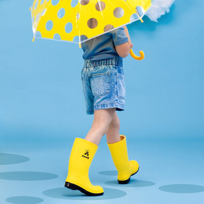 Kamik STOMP Rain_Boots YELLOW/BLACK