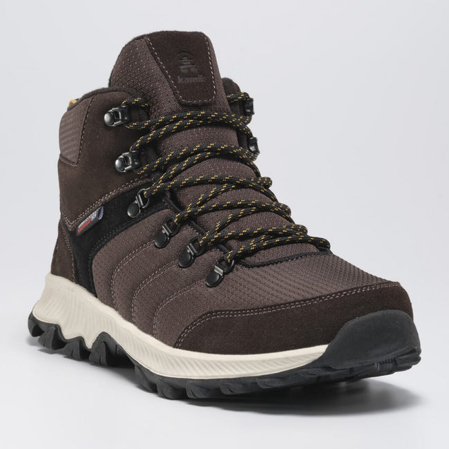 Kamik TERRAIN MID - Men Walking_Shoes DARK BROWN