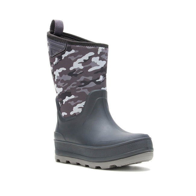 Kamik TIMBER PRINT Rain_Boots CHARCOAL/BLACK
