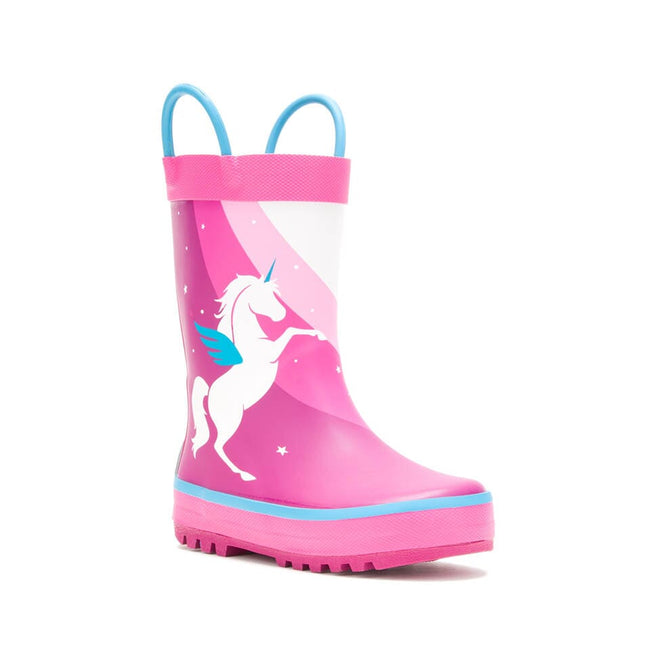 Kamik UNICORN - Toddler Rain_Boots MAGENTA