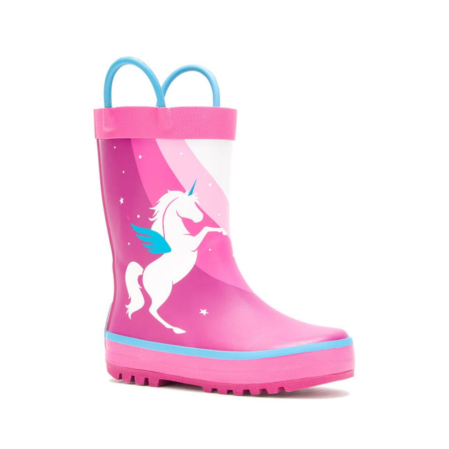 kamik UNICORN - Toddler Rain_Boots MAGENTA