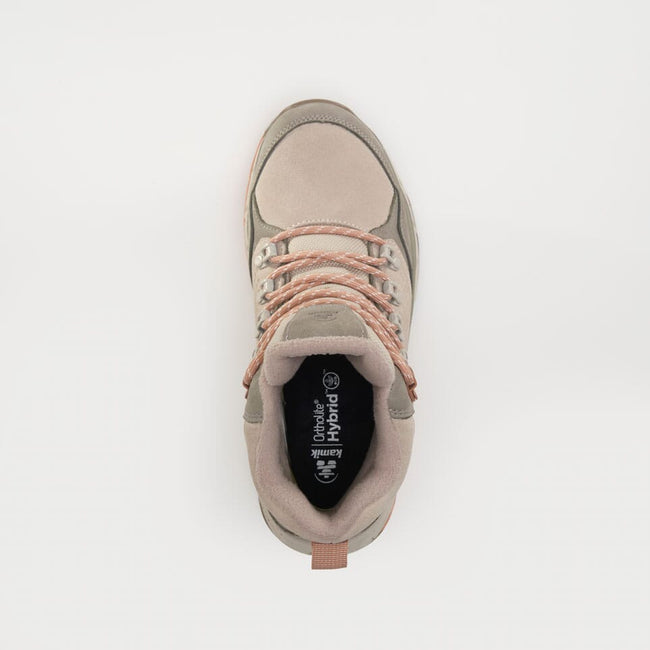Kamik TREK SNOW MID - Women Walking_Shoes LIGHT TAUPE
