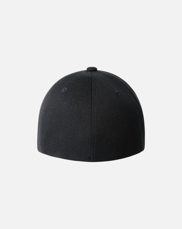 3D Wool FlexFit® Baseball Hat Black