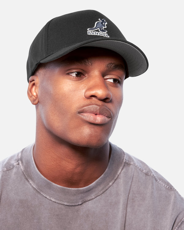 3D Wool FlexFit® Baseball Hat Black