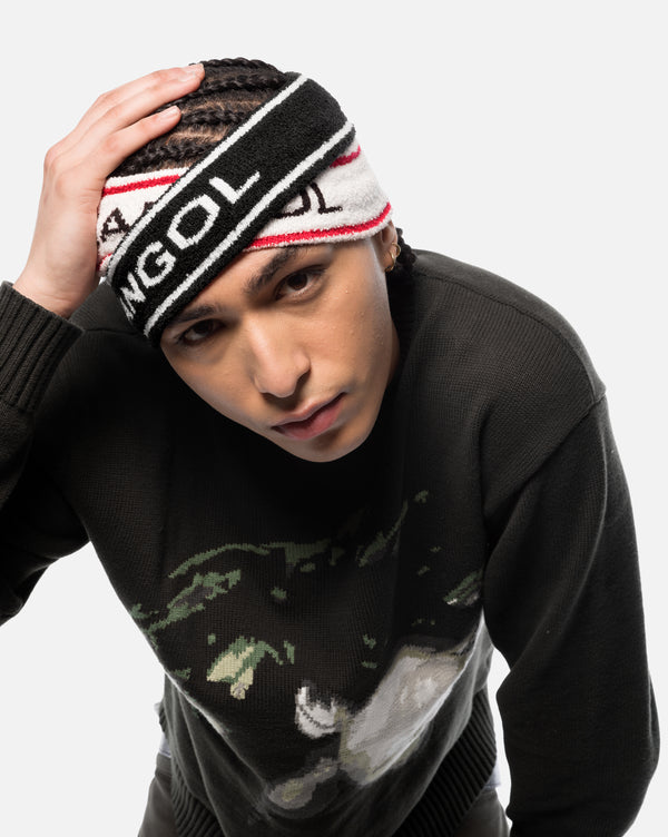 Bermuda Stripe Headband Hat Black