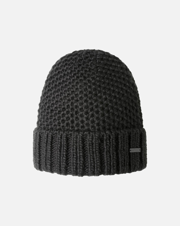 Chunky Beanie hat Black