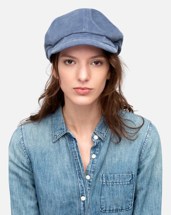 Cord Spitfire Hat Denim Blue