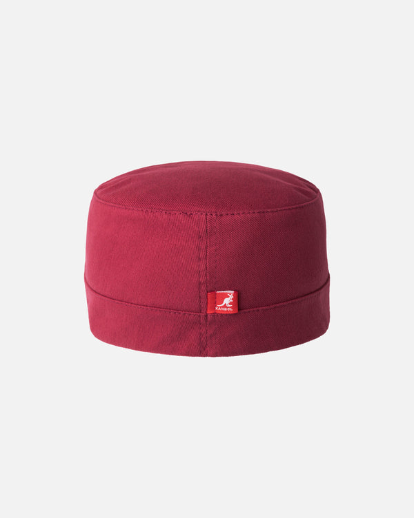 Cotton Twill Army Cap Hat Cardinal