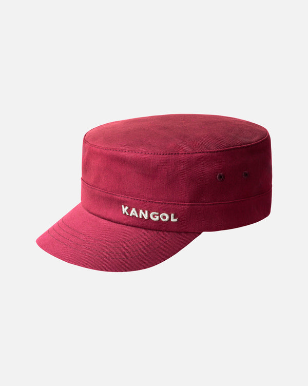 Cotton Twill Army Cap hat Cardinal