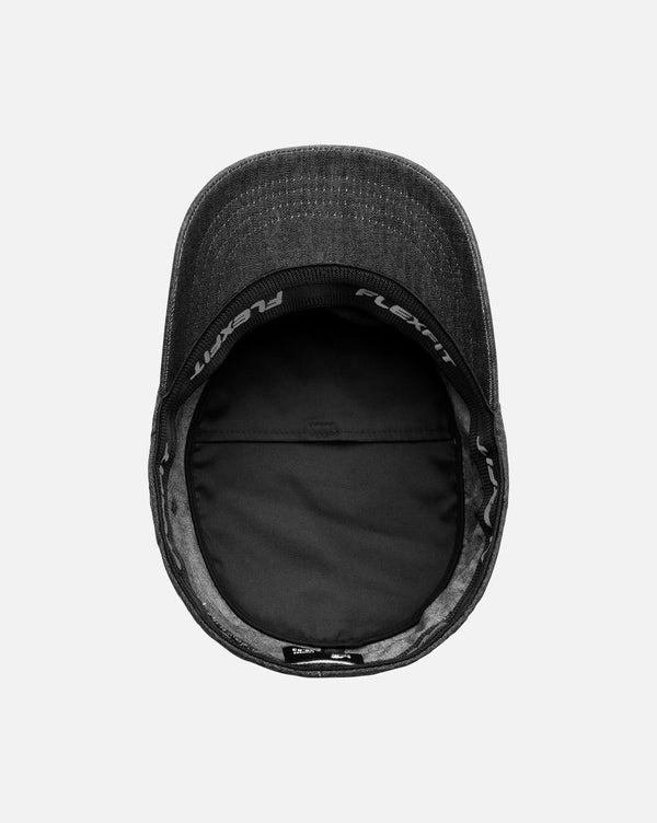 Denim FlexFit® Army Cap Hat Black