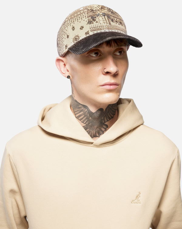 FlexFit® Cord Baseball Cap Hat Cream
