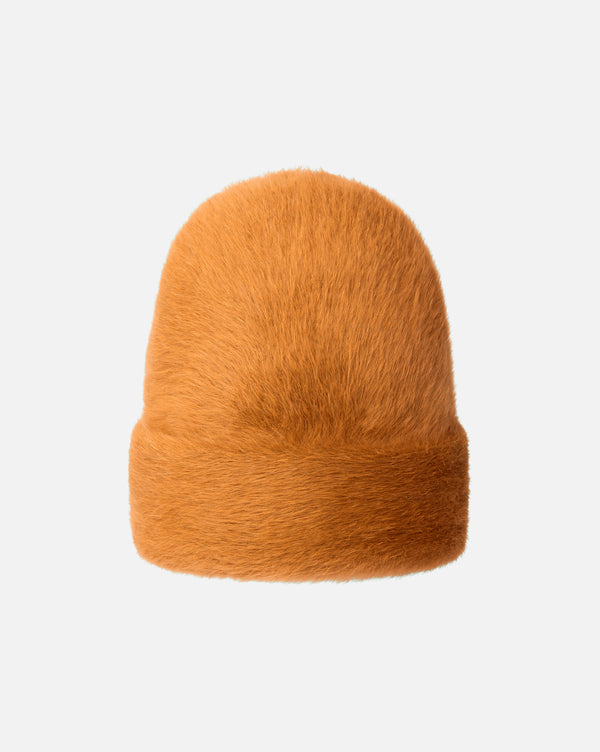Furgora® Cuff Beanie Hat Rustic Caramel