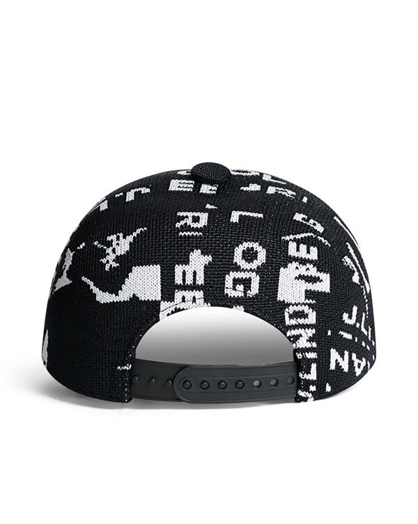 Kangol X J.Lindeberg Cooper Jacquard Adj Spacecap Hat Black