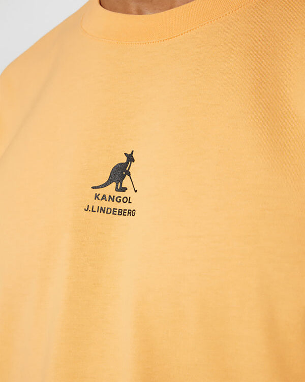 Kangol X J.Lindeberg Davie T-shirt T-Shirt Mock Orange