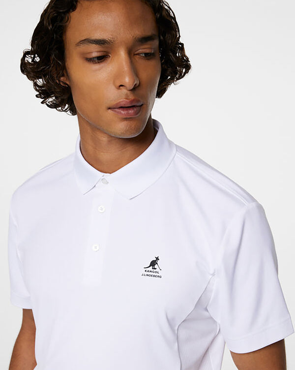 Kangol X J.Lindeberg Jason Polo Top White