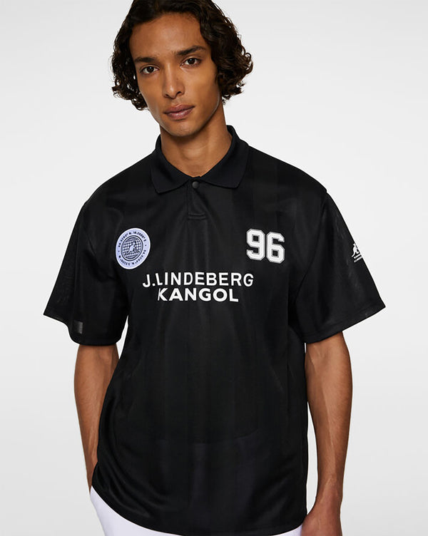 Kangol x J.Lindeberg Paul Football Jersey Top Black