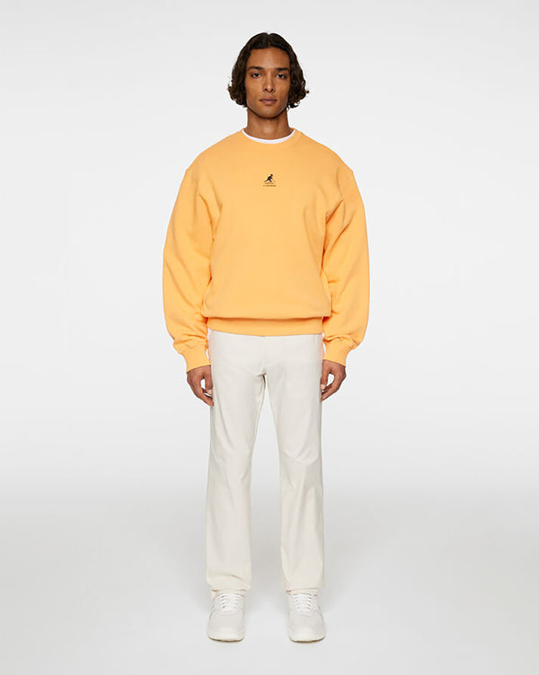 Kangol X J.Lindeberg Roberto Crewneck Sweatshirt Mock Orange