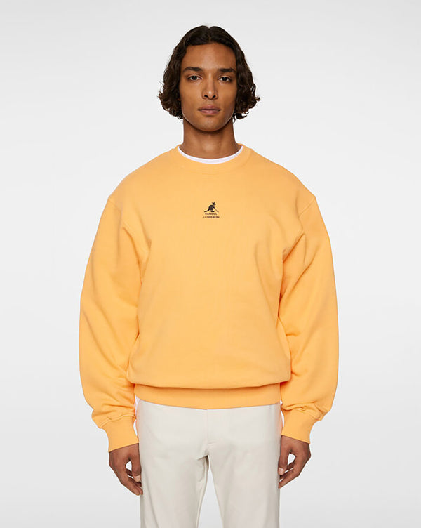 Kangol x J.Lindeberg Roberto Crewneck Sweatshirt Mock Orange