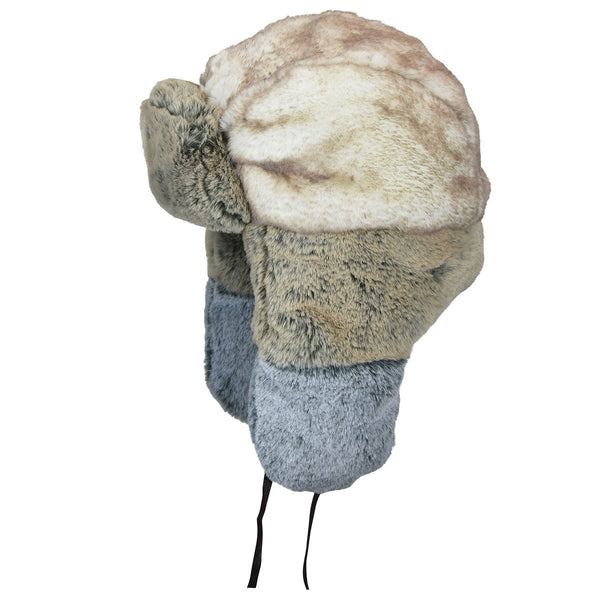 Multi Faux Fur Trapper Hat Multi