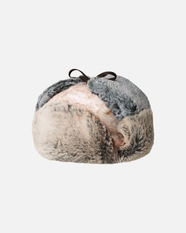 Multi Faux Fur Trapper hat Multi