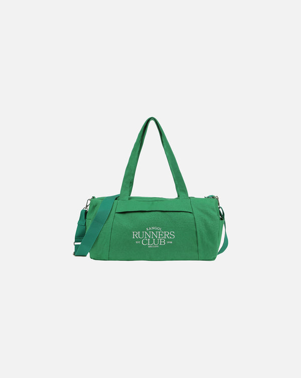 Run Club Canvas Duffle Bag Bag Green