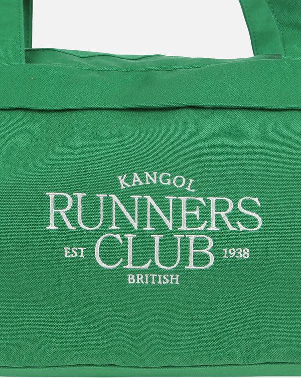 Run Club Canvas Duffle Bag Bag Green