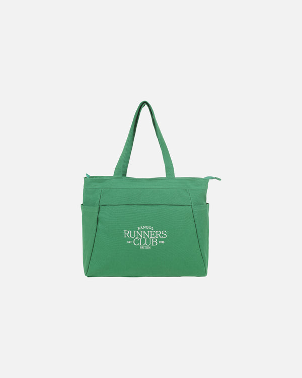 Run Club Canvas Oversized Tote Bag bag Green