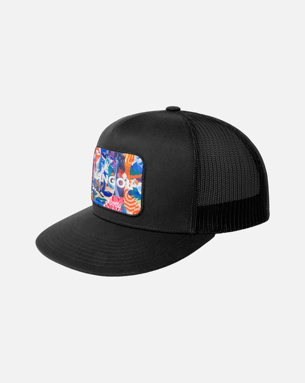 Tristan Eaton Fragmented Dreams Trucker Hat hat Black/Black