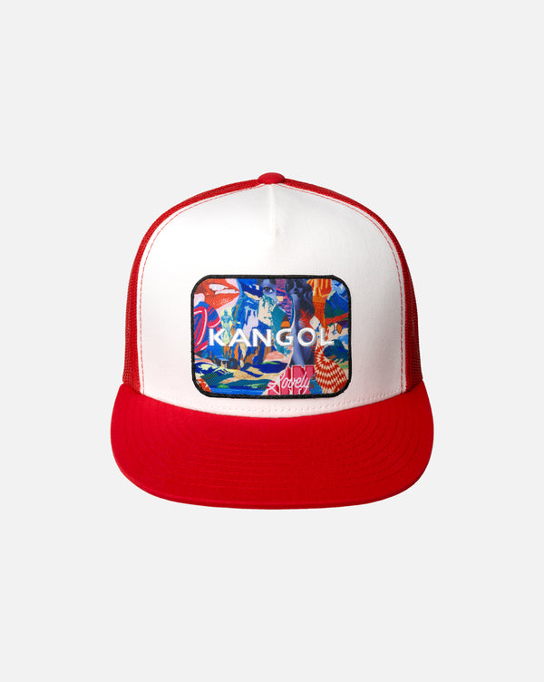 Tristan Eaton Fragmented Dreams Trucker Hat Hat Red