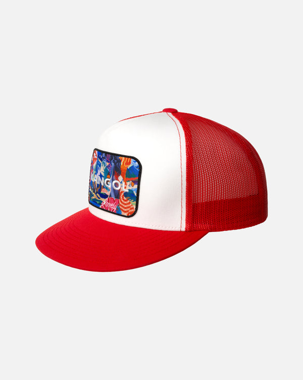 Tristan Eaton Fragmented Dreams Trucker Hat hat Red